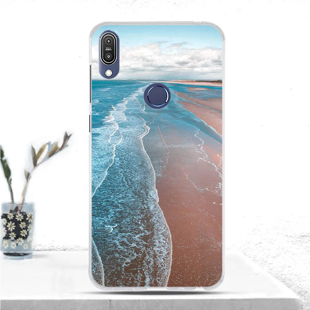 Чехол для Asus Zenfone Max Pro M1 ZB601KL силиконовый мягкий ТПУ чехол телефона ZB602KL