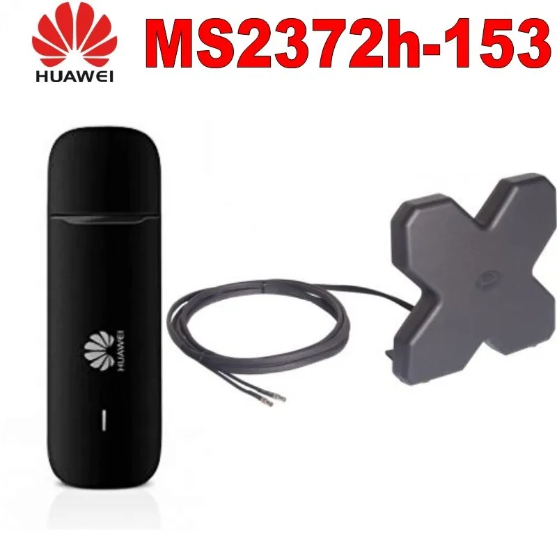 Huawei MS2372 Stick MS2372h-153 с телевизионные антенны 150 Мбит/с 4 г LTE USB dongle datacard