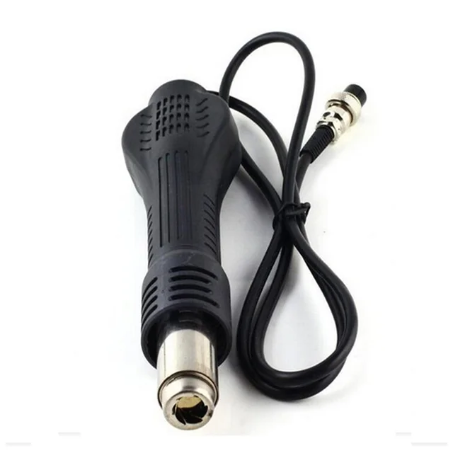 Heat Gun Handle + Five nozzle Hot Air Desoldering Gun Rework Soldering Station Hot Air Gun For YOUYUE/UYUE 858D+ 8586