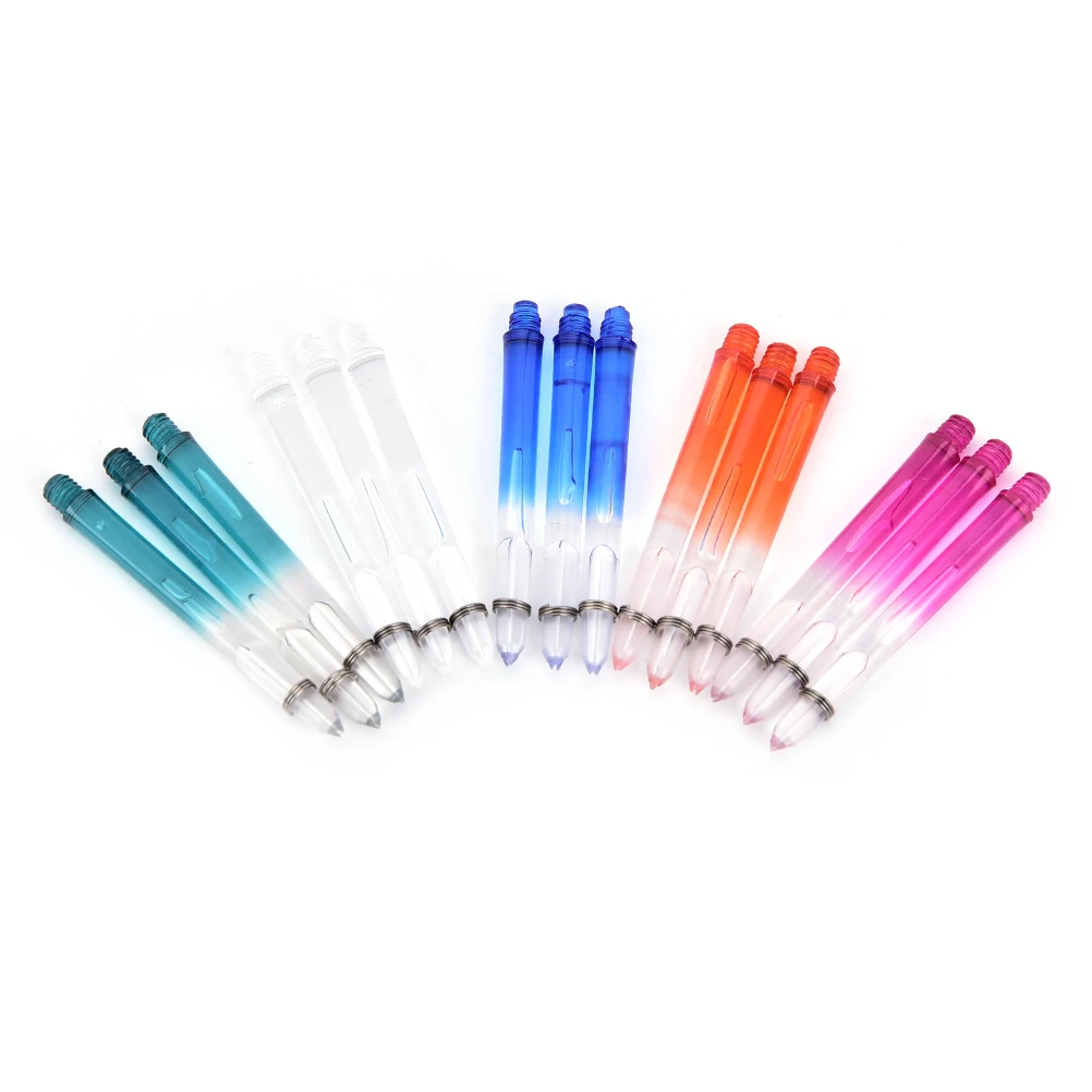 3Pcs/Set New Nylon Dart Shafts Dart Stems Throwing Fitting with O Ring 5 Colors