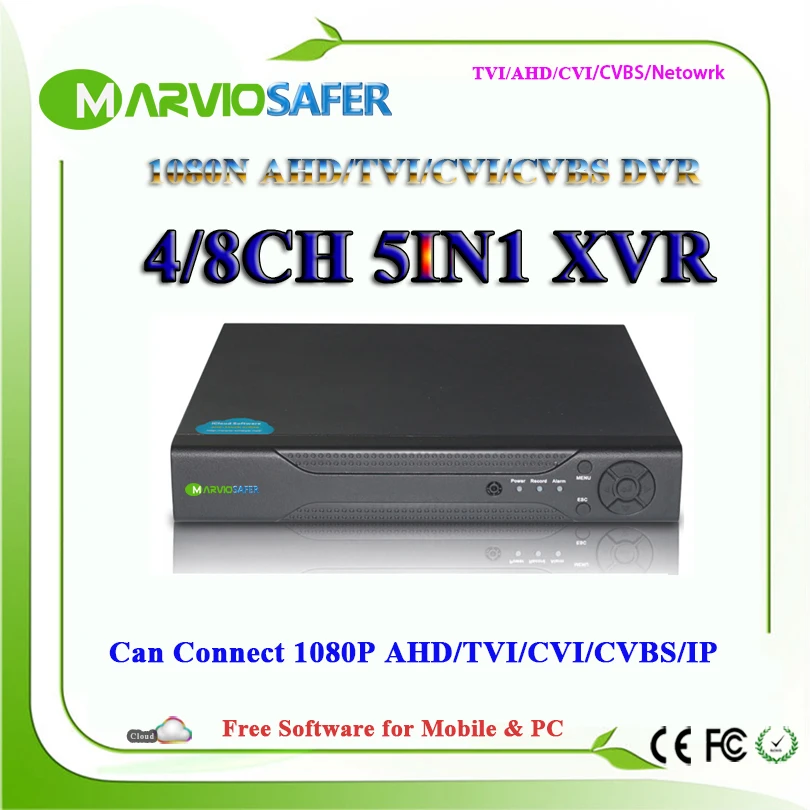 4ch 8ch 1080N HD AHD-NH/8 канальный TVI AHD CVI DVR TVR CVR AVR рекордер сигнала камер скрытого наблюдения может подключаться к AHD-H 1080P HDMI выход