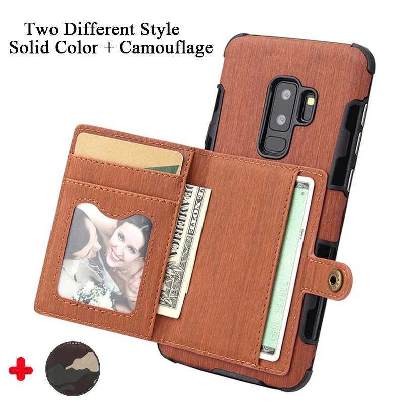 

Leather Flip Case For Samsung Galaxy Note 10 S8 S9 S10 E Plus A10 A20 A30 A50 A70 A5 A7 J7 2017 J4 J6 J8 2018 Card Wallet Cover