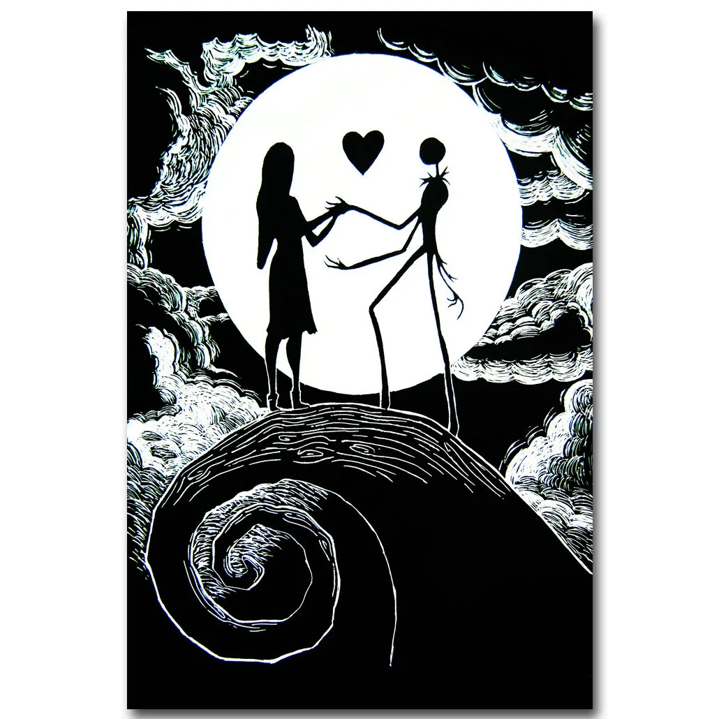 the nightmare before christmas art silk poster print 13x20 nightmare before christmas toothbrush