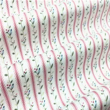 Красивая хлопковая ткань в полоску с цветочным рисунком для самостоятельного шитья, 50x160 см