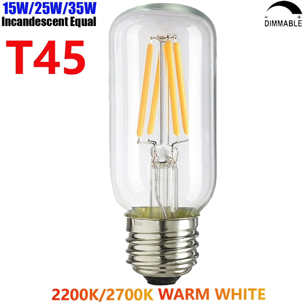 2W-8W All Shape E27 Screw Cap ES Vintage LED COB Filament Edison Bulb Light Lamp