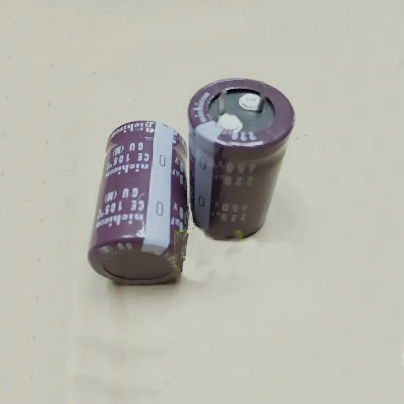 

Free shipping 2PCS 450V 220UF new electrolytic capacitors 25X40mm OR 30X30mm