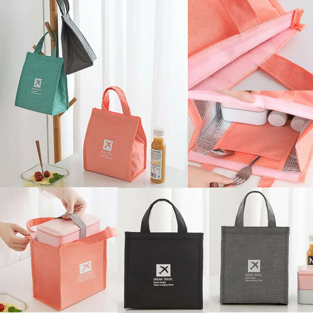 

2019 New Portable Insulated Thermal Cooler Lunch Box Carry Tote Picnic Travel Storage Bag