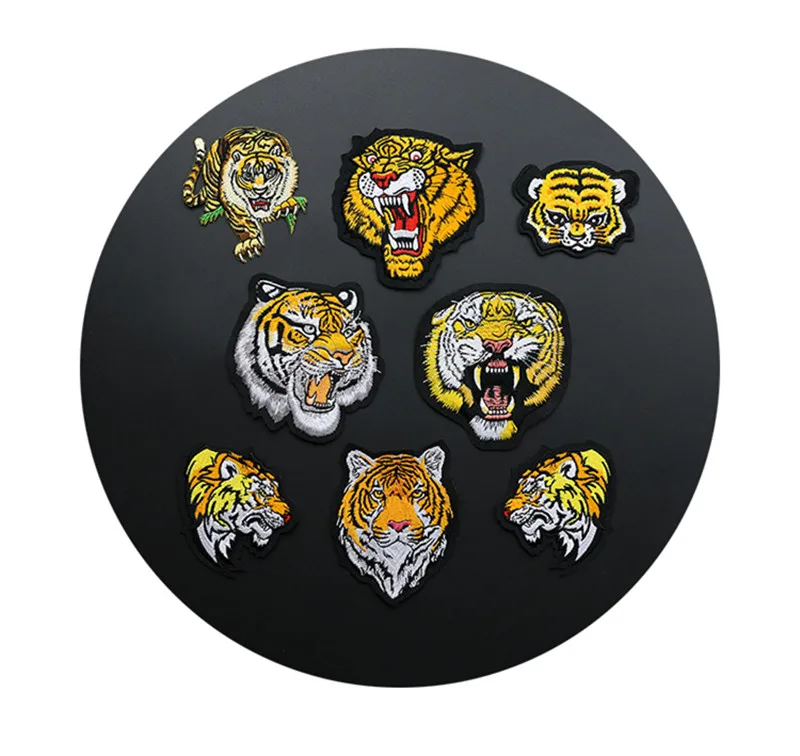 Grande Toppa Ricamata Lion Dance Opera Abi Per Il Viso Adesivi Ferro