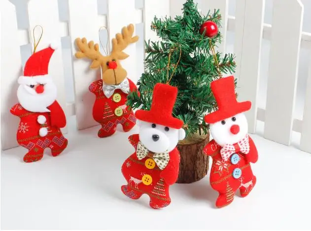 8 шт. елочные украшения Санта-Клаус Adornos de Navidad Para Casa Navidad decoracio ne Para Эль Хогар Envio безвозмездно