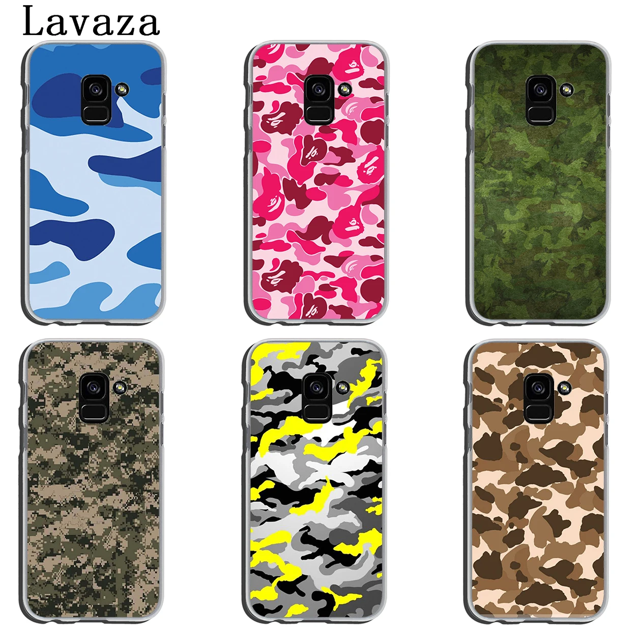 Lavaza Камуфляжный военный армейский чехол для Samsung Galaxy Note 10 9 8 A9 A8 A7 A6 Plus 2018 A3 A5 2017 2016