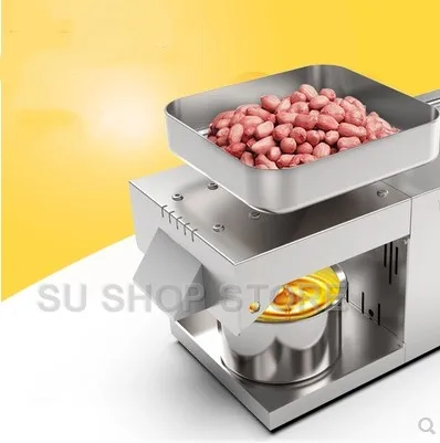 Mini Oil pressing Machine Soybean Home Use Oil Pressers Cold Peanuts Electric Stainless Steel Oil Press Machine
