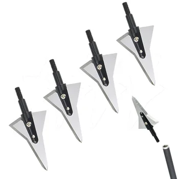 

6pcs Archery Broadheads Arrow Heads Tips 126Grain Arrow Points Fixed Blade For Outdoor Shooting Hunting Accessory