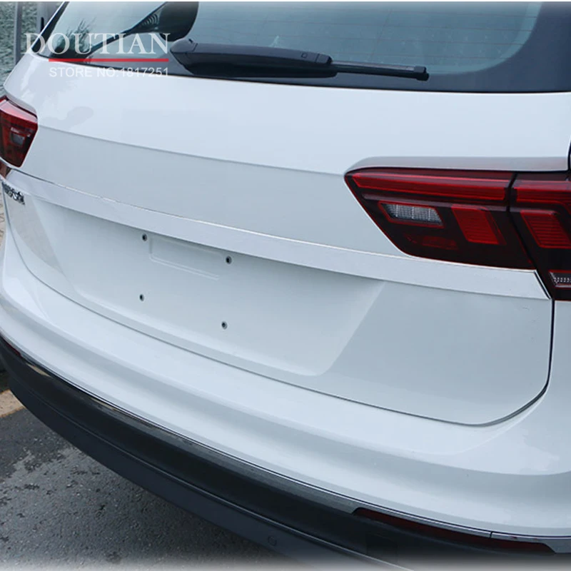 Аксессуары для VW TIGUAN MK2 2017 2018 2019 2020 дверная наклейка из нержавеющей стали задняя
