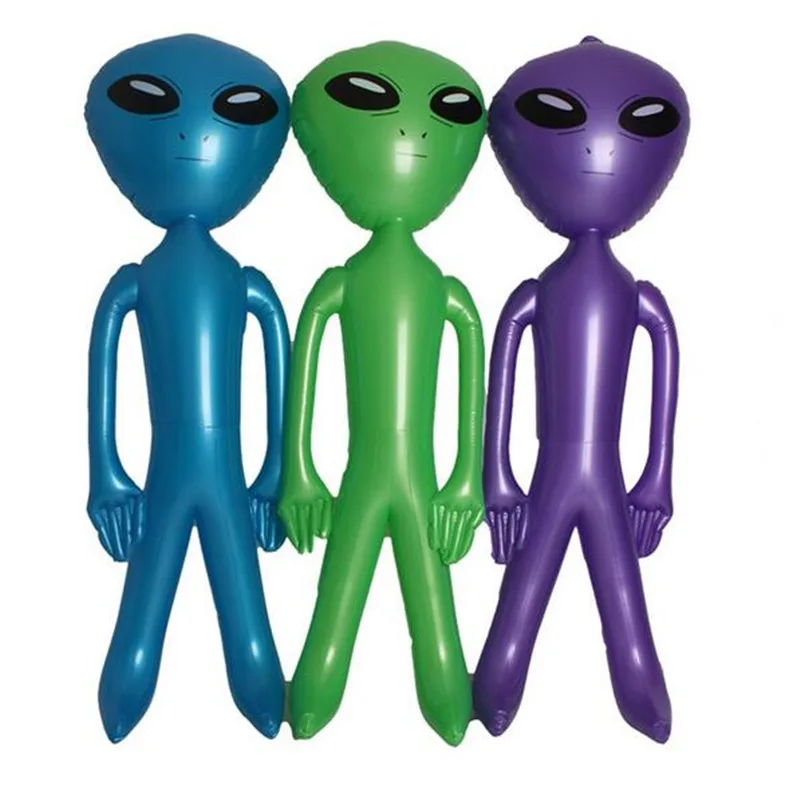 

3pcs Inflatable Alien Balloons Child CosPlay Halloween Party Supplies Kids Tricky Favors Stage Props 85cm Inflated Toys