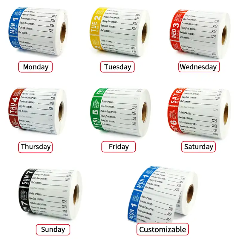 500 stickers 3x2" Food Rotation Label Kit Food Preparation Labeling