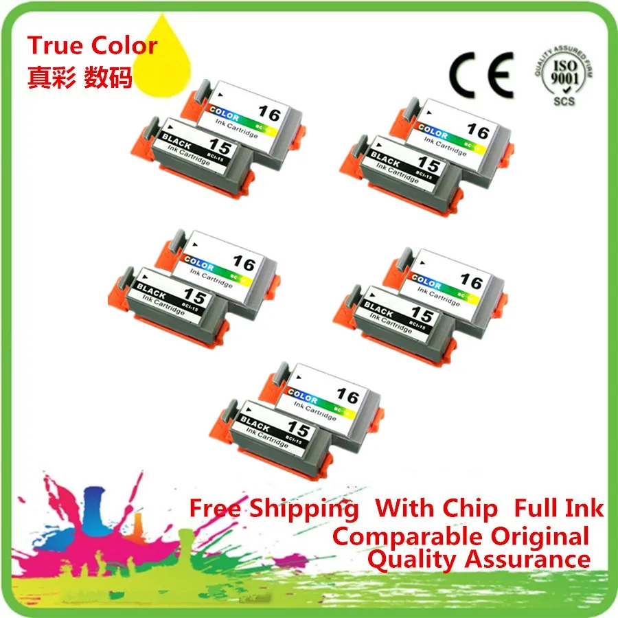 BCI 15BK 16C 15 16 16XL Замена чернильного картриджа для Canon i70 i80 Selphy DS700 DS810 iP90 mini220|ink