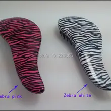 Зебра цвет Detangler щетка для волос щетка для распрямления волос GIC-HB501B 1 шт/2 Clors