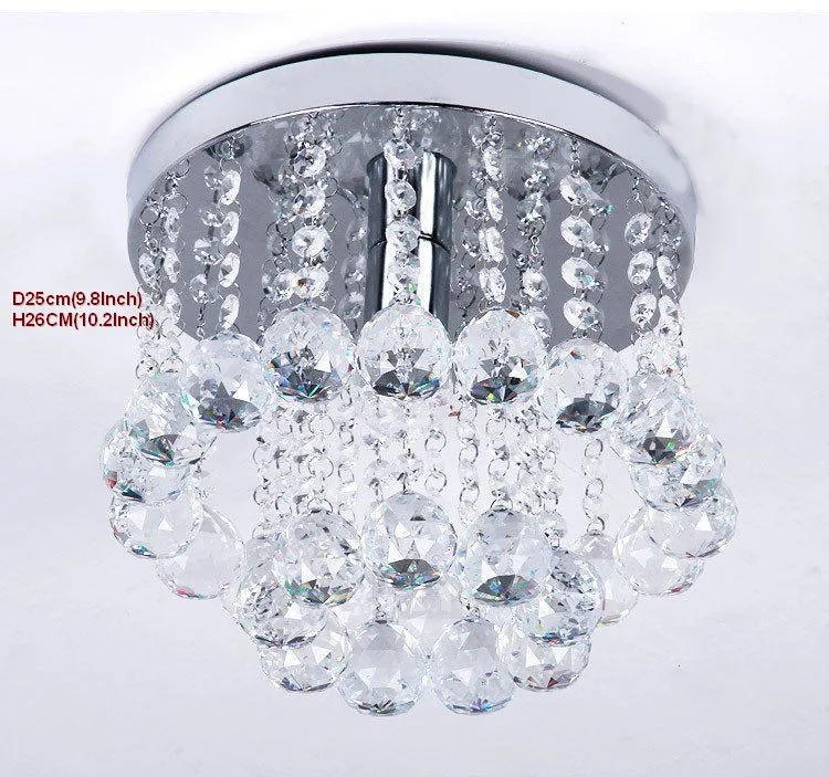 Lustre de Cristal k9 de Cristal de Aço Iluminação Superior Inoxidável Moldura Luminaria Lampe Lustre Diâmetro 15 cm 20 25 13 High Quality chandelier crystal