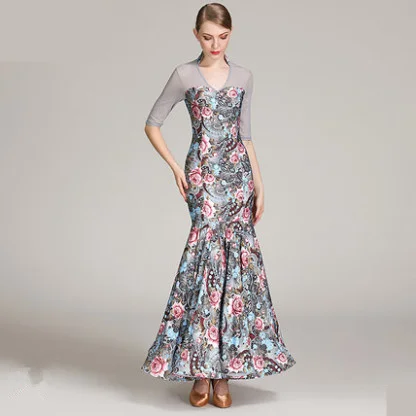 

Modern Dance Ballroom Dancing Dress Women Standard Ballroom Dance Dress for Waltz/tango/foxtrot Performance Competition Dress
