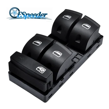 

ESPEEDER Electric Power Panel Window Control Switch Button Master 10PINS For Audi A3 Sportback A6 C6 Sedan Q7 4F0 959 851F