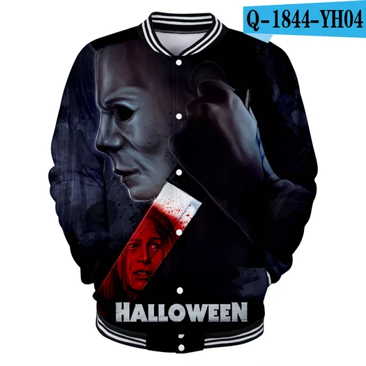 WEJNXIN Michael Myers halloween 3D Suit Design V Neck Hoodies Men Women ...