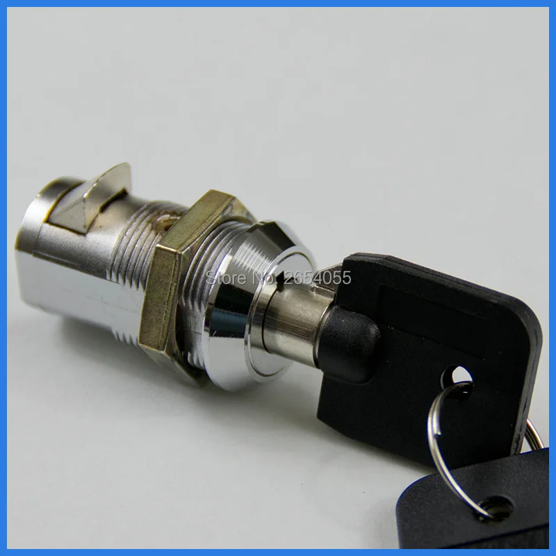 10 pcs 30mm widely popular round key spring bolt lock mailbox door lock with same keysin Locks