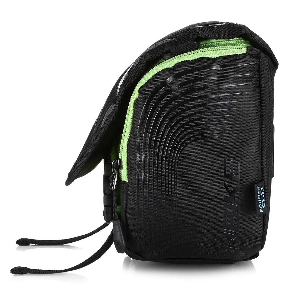 INBIKE للماء الدراجة دراجة أمامية حقيبة المقود متعددة الأغراض جيب حقيبة ظهر بسعة كبيرة أنبوب الدراجات حقيبة مع غطاء للمطر