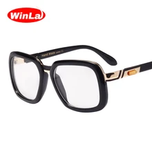 Winla бренд дизайн квадратная рамка для очков аксессуары оправа с принтом женские прозрачные линзы сплав ноги оптические очки Рамка Стиль WL1009