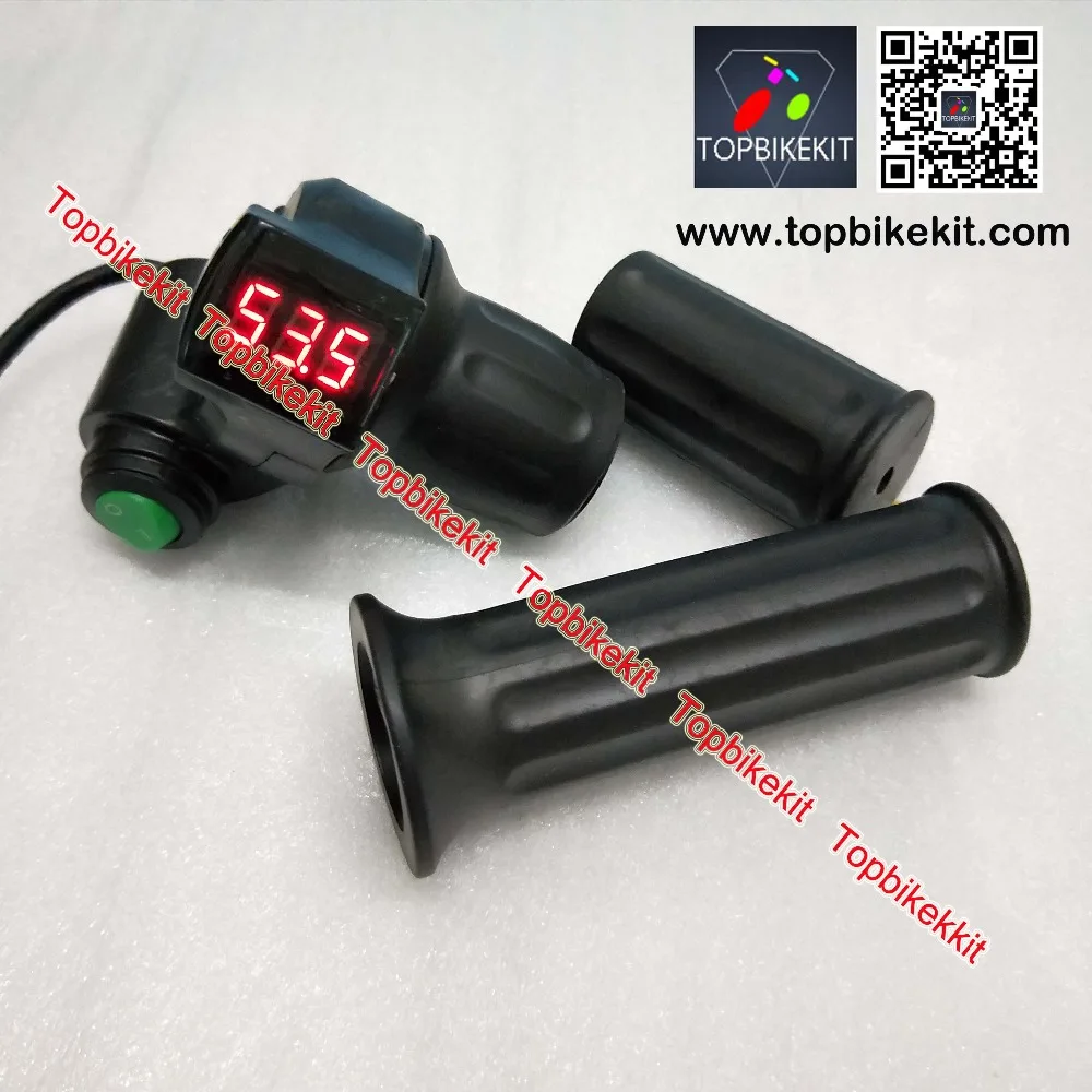 Sale 24V / 36V / 48V / 60V Half Twist Throttle Handlebars LED Display with Cruise function for ebike e-scooter 1 Sale 24V / 36V / 48V / 60V Half Twist Throttle Handlebars LED Display with Cruise function for ebike e-scooter 1
