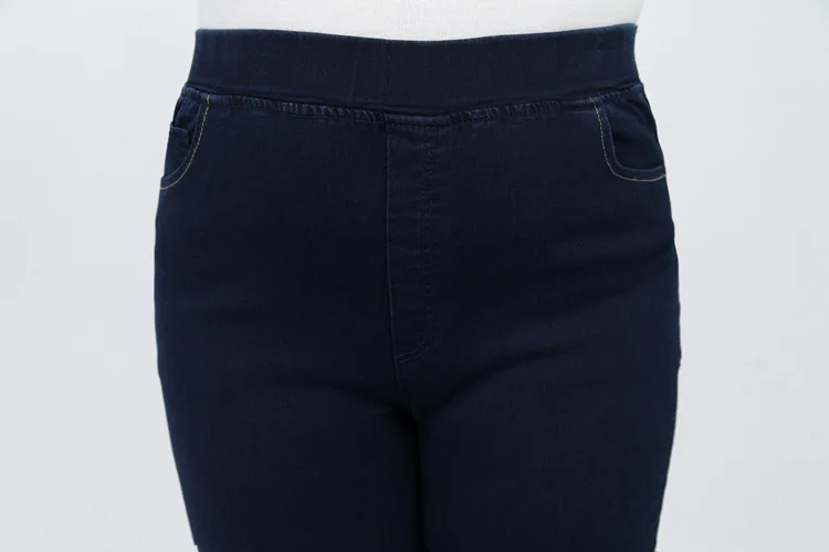 Весенние Джинсовые штаны с высокой талией, джинсы для женщин, большие размеры 8XL 7XL 6XL 5XL, офисные женские джинсы, винтажные штаны размера плюс YH12