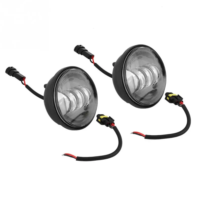 1 Pair 4.5 inch Motorcycle LED Fog Light Round Driving Lamps for Eagle Electra 05-16 |