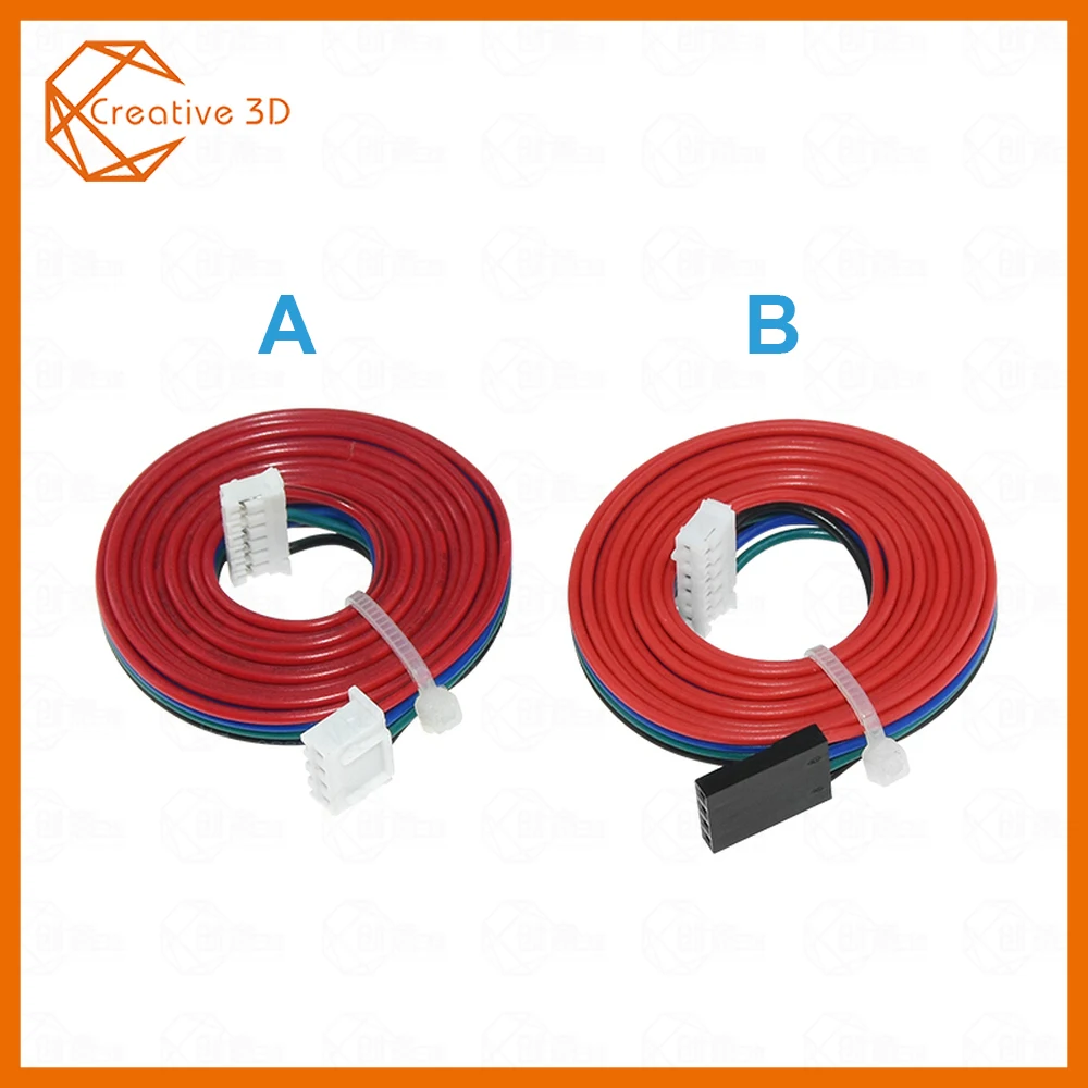 

1M DuPont line two-phase XH2.54 4pin to 6pin Terminal Motor Connector cables for 42 Stepper Motor