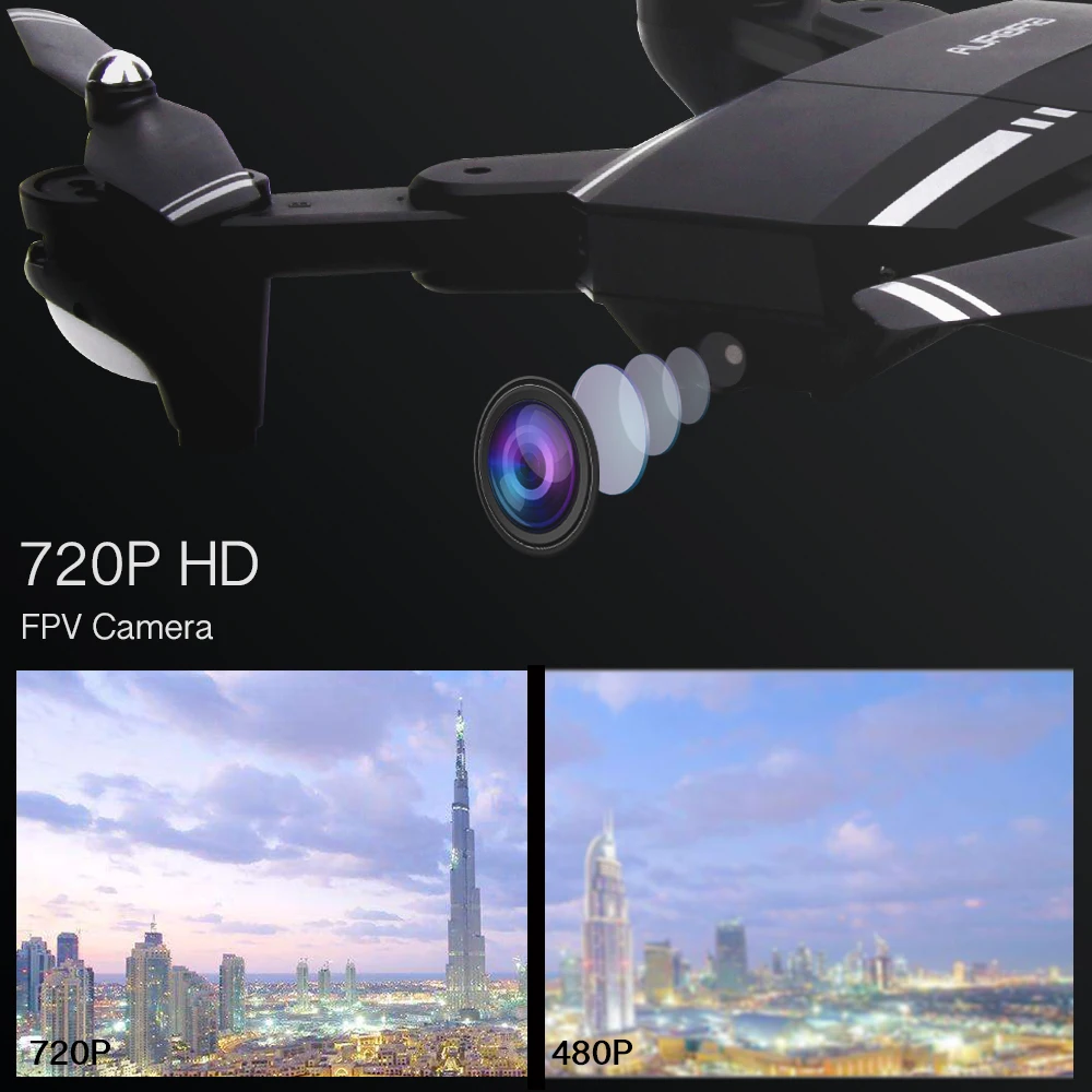Складной Радиоуправляемый Дрон INKPOT Q39 с камерой 2.0мп HD FPV профессиональный