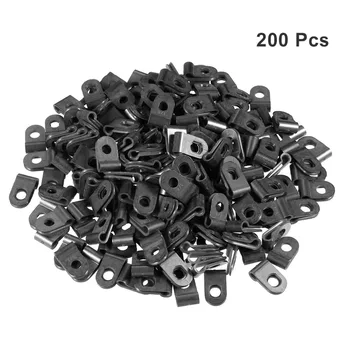 uxcell 10pcs Nylon R-Type Cable Clamp Organizer Cord Clips for Wire Management 36.7mm UC-9 uxcell 10pcs Nylon R-Type Cable Clamp Organizer Cord Clips for Wire Management 36.7mm UC-9