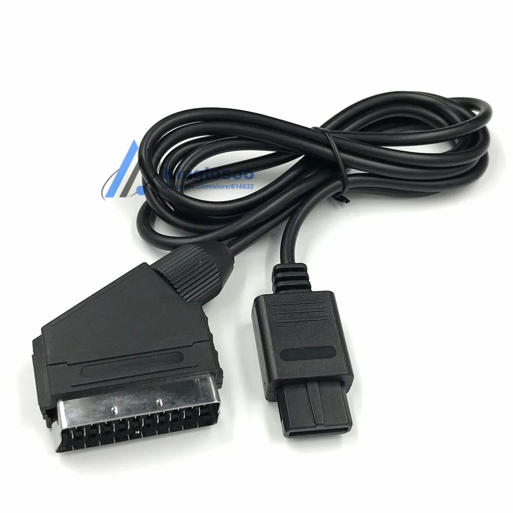 Игровой разъем для видеоигр 1 8 м проводной кабель SCART RGB запасная часть Nintendo 64 N64 SNES
