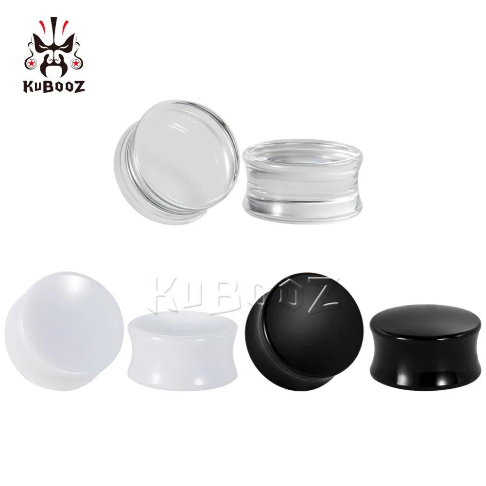 Kubooz piercing acrílico orelha piercing plugues jóias