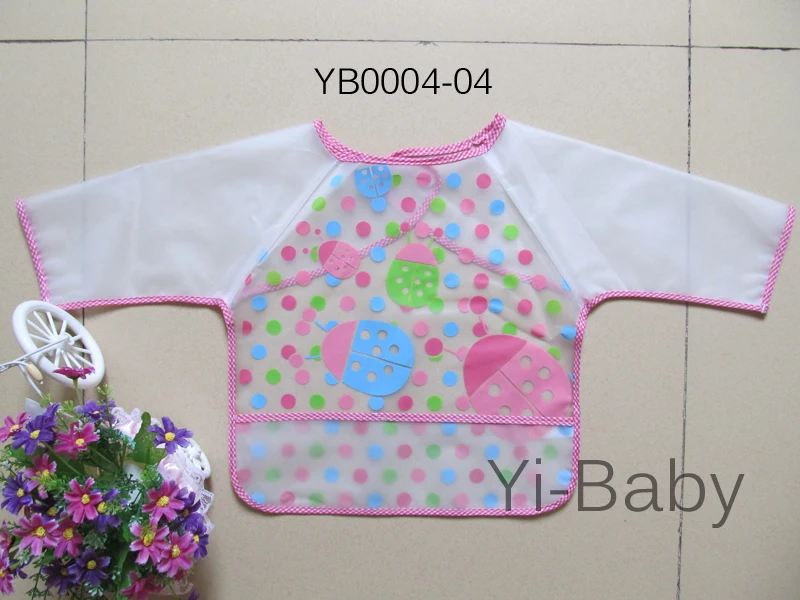 free-shipping-yb0004-04-baby-bib-infant-saliva-towels-baby-waterproof-bib-painting-clothes-12pieces-set