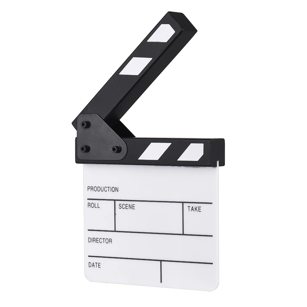 Andoer ClapperBoard компактный размер акриловая пленка Clapboard сухое стирание ТВ кинотеатральная съемка Видео Сцена Хлопушка доска сланец