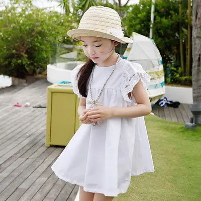 

Flower Baby Dress Toddler Girls Princess Dress Kids Baby Party Pageant Lace Summer Baby Loose Dress