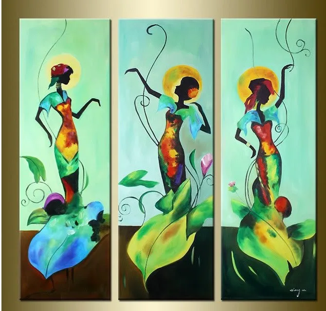 Free Shipping !!! Handpainted Modern Oil Painting on Canvas Top Home Decoration JYJLV059 | Дом и сад
