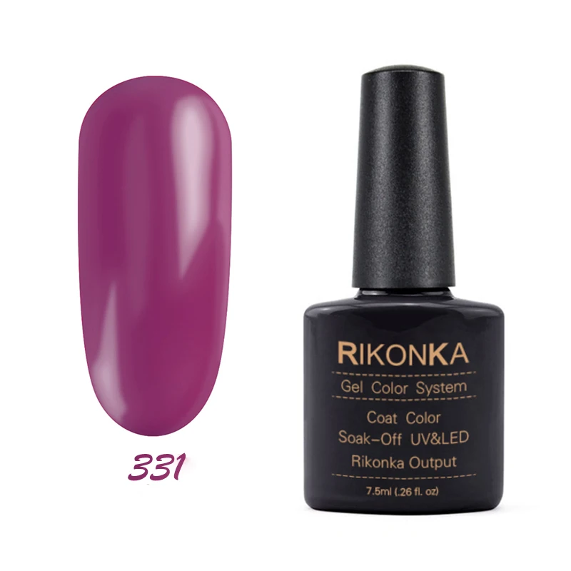 NG-331 RIKONKA UV набор гель-лаков для ногтей замочить от Vernis полуперманентный УФ Гибридный лак для ногтей гель лак краска цвета система - Цвет: NG-331