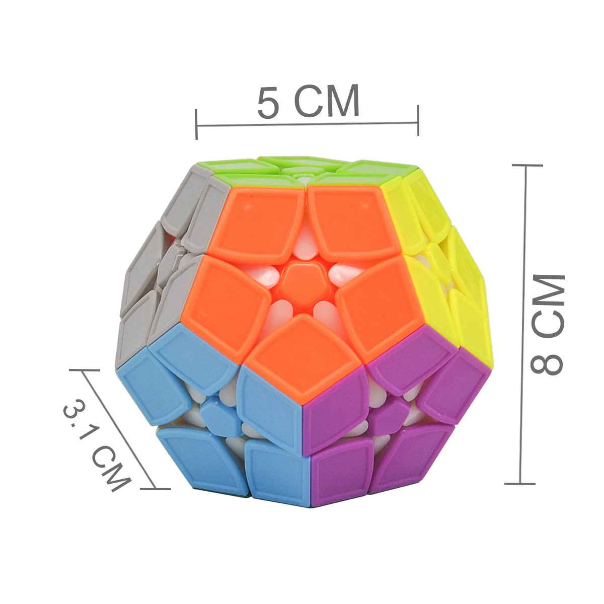 2rd заказ магический куб-мегаминкс без наклеек Додекаэдр скоростные кубики головоломка Твист Головоломка Cubo Magico игрушки для детей