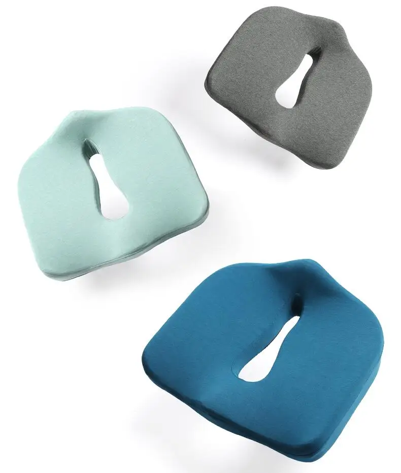 Coccyx Memory Foam Chair Orthopedic Pillow Office Seat Pad Hemorrhoid Treat Car Seat Big Cushion Almohada-i (2)
