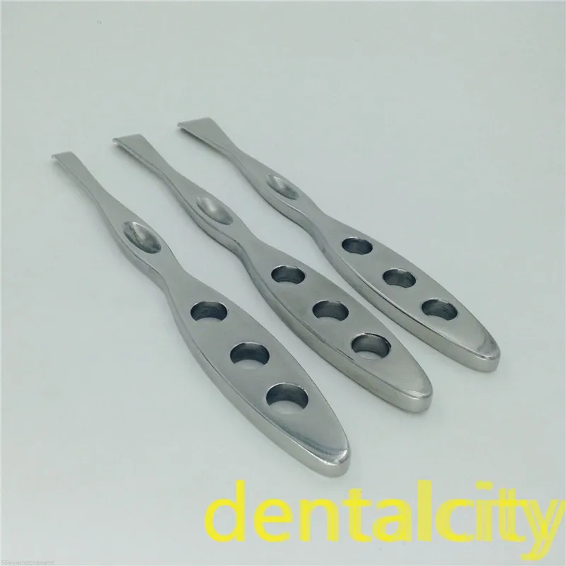 

3pcs Stainless steel bone elevators Periosteal stripper hole handle orthopedic Veterinary instrument
