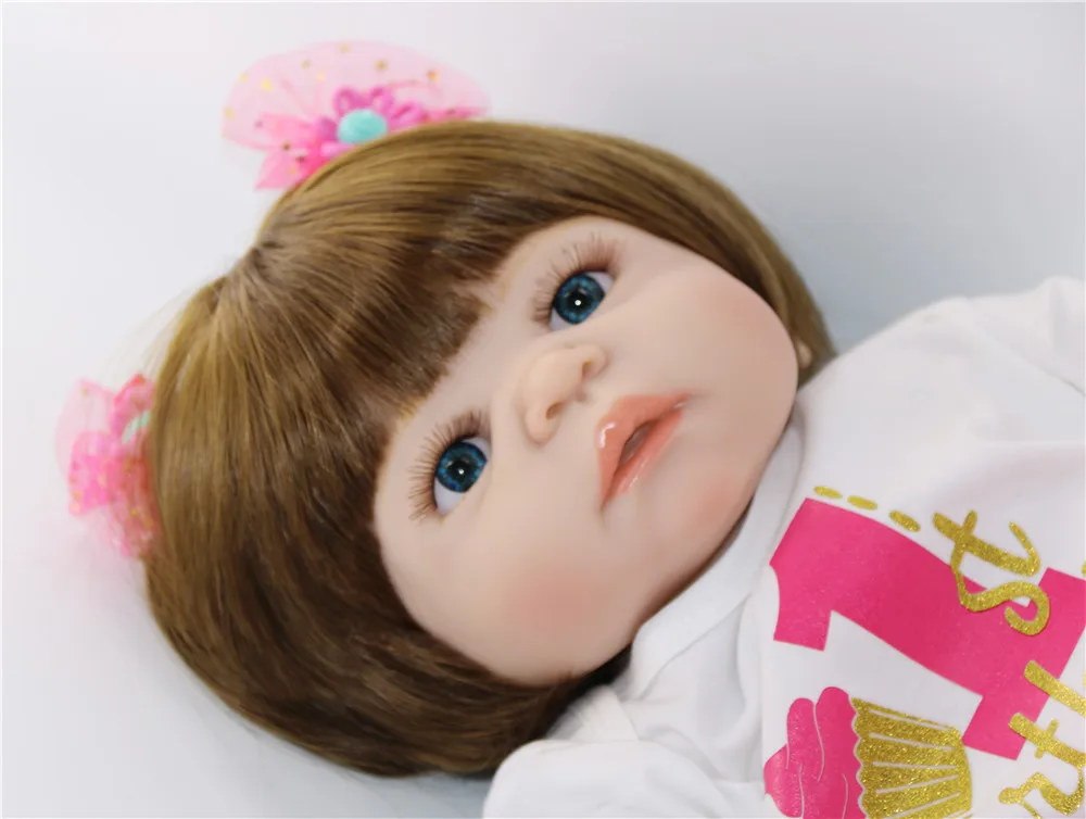 Игрушки bebe куклы 23 "57 см полный силиконовый корпус reborn Детские куклы Девочки живые Младенцы принцесса кукла игрушки подарок bonecas reborn