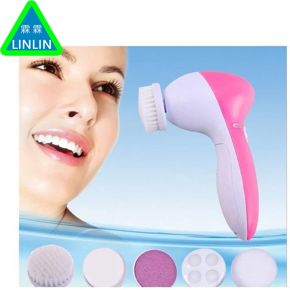Аппарат для очищения лица. Щетка для умывания лица 5в 1. Массажер для лица. Массажер для лица. Skincare device.