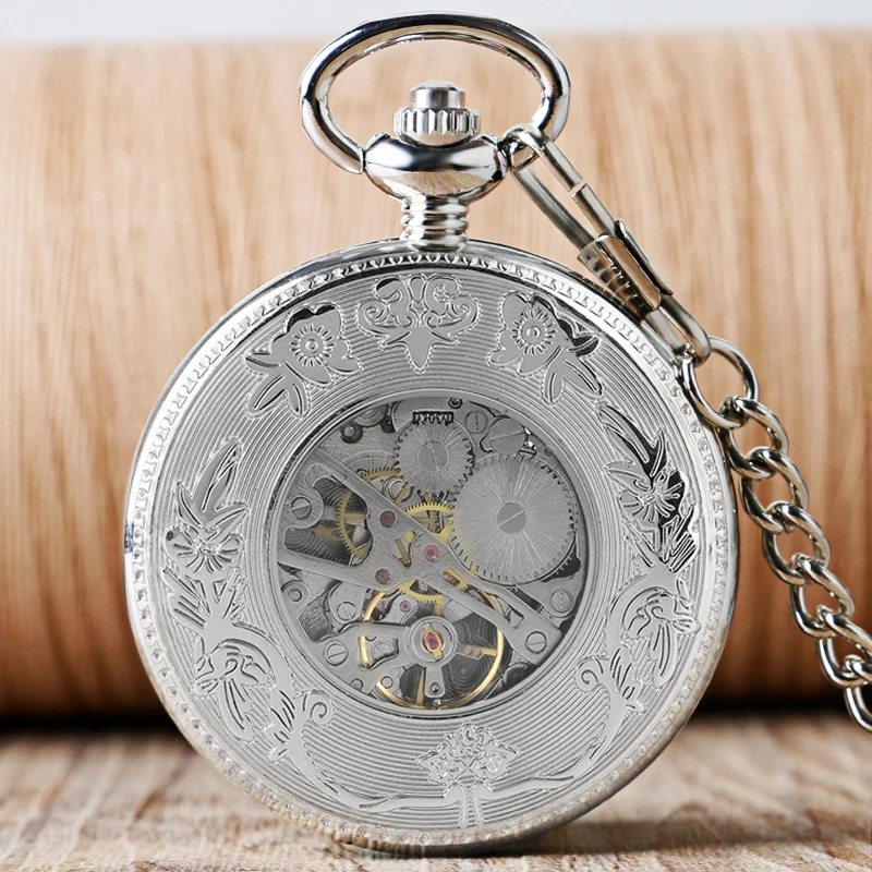 Men Women Mechanical Pocket Watch Warcraft Mechanical Hand Wind Pocket Watch Clock Pendant Watch On The 2
