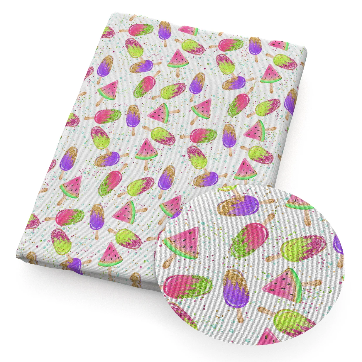 

New 50*145cm Ice-stick Polyester Cotton Fabric Printed Cloth Sewing Quilting Fabrics for Patchwork Needlework DIY Handmade,c6859