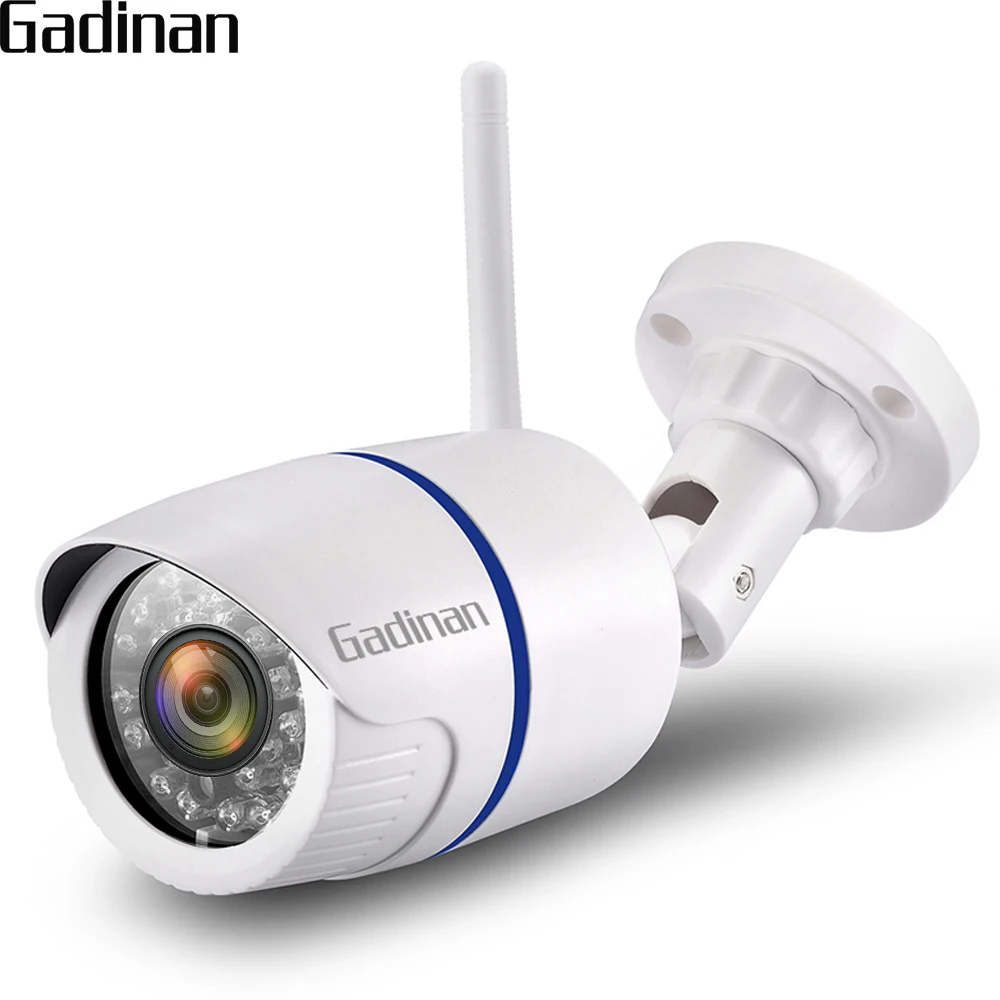 GADINAN 1080P HD беспроводная наружная цилиндрическая IP водонепроницаемая wifi камера с