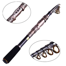 New Carbon 1.8M 2.1M 2.4M 2.7M 3.0M 3.3M Portable Telescopic Fly Fishing Rod Sea Fishing Rods